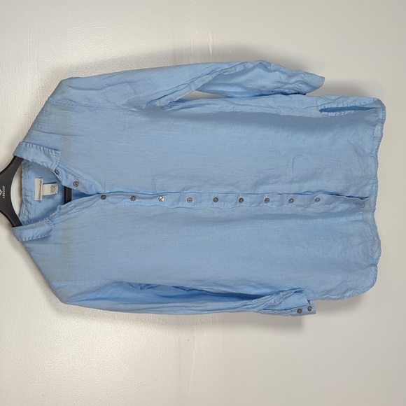 Soft Surroundings 100% Linen Tunic Top - Picture 1 of 8